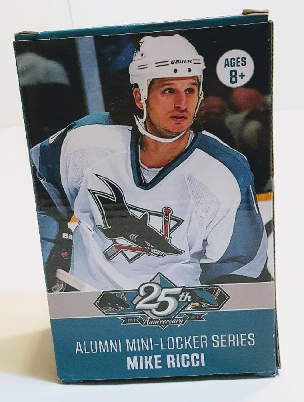 SJ SHARKS ALUMNI MINI-LOCKER MIKE RICCI